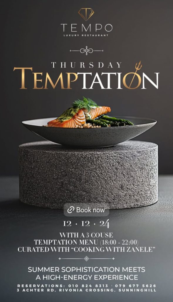 TEMPO 12 DEC THURSDAY TEMPTATION