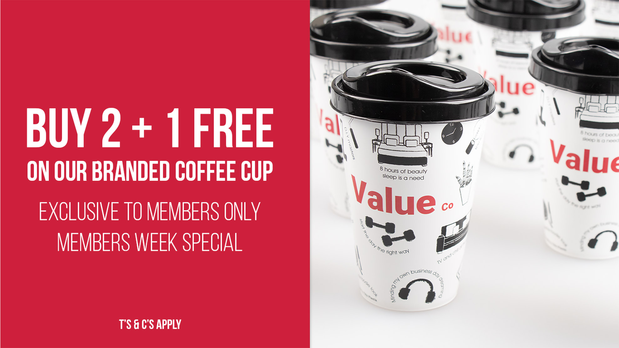 V+ Coffee Cup Special