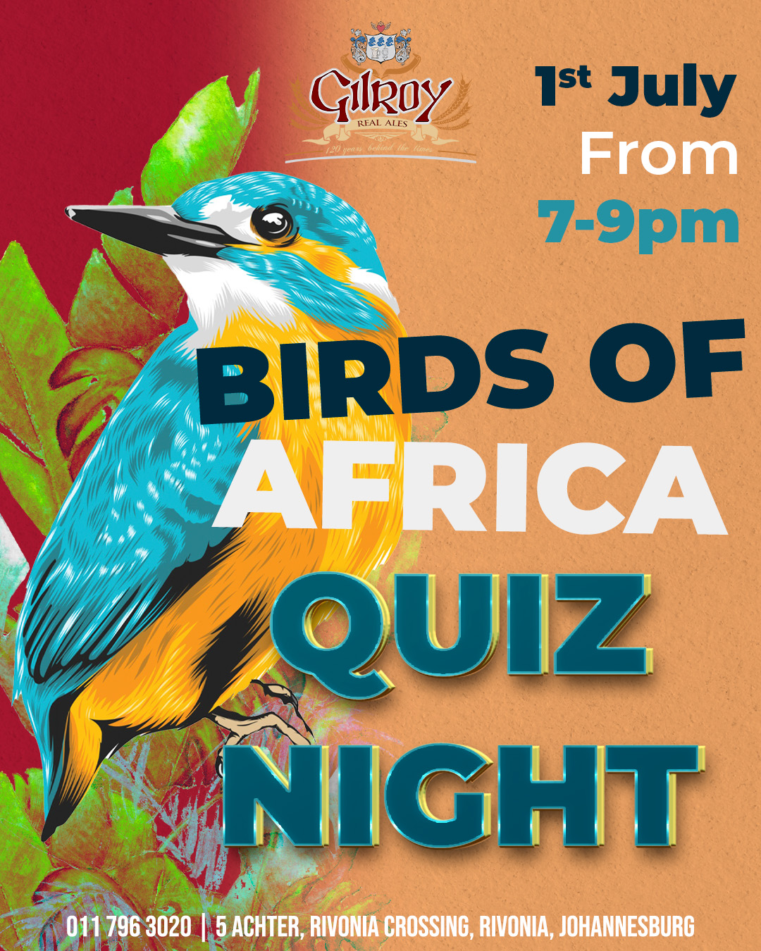 Gilroy's Bird Quiz Night